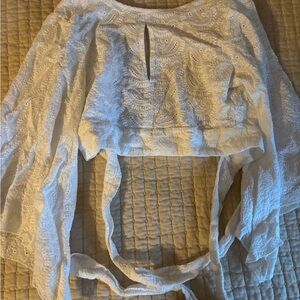 100% Cotton White Women's Top